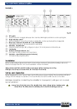 Preview for 7 page of DAPAudio PA-16120 Manual