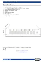 Preview for 11 page of DAPAudio PA-16120 Manual