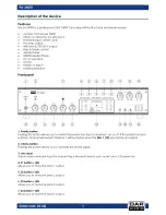 Предварительный просмотр 6 страницы DAPAudio PA-240TU Manual