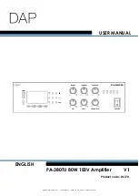 Preview for 1 page of DAPAudio PA-380TU User Manual