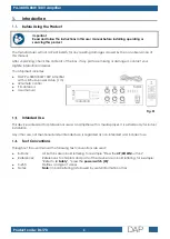 Preview for 5 page of DAPAudio PA-380TU User Manual