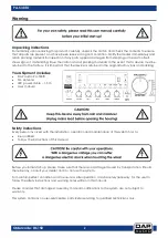 Preview for 3 page of DAPAudio PA-530TU Manual