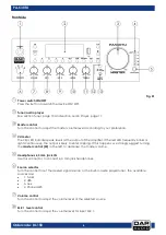 Preview for 7 page of DAPAudio PA-530TU Manual