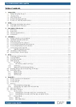 Preview for 3 page of DAPAudio PA-5500TU User Manual