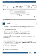 Preview for 11 page of DAPAudio PA-5500TU User Manual