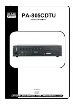 Preview for 1 page of DAPAudio PA-805CDTU User Manual