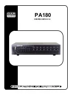 DAPAudio PA180 Manual preview