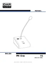 DAPAudio PM-One Manual preview