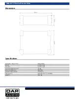 Предварительный просмотр 4 страницы DAPAudio PMM-401 Manual