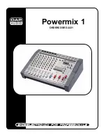 Preview for 1 page of DAPAudio Powermix 1 Manual