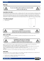 Preview for 3 page of DAPAudio PR-82 Manual