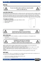 Preview for 3 page of DAPAudio PRA-62 Manual