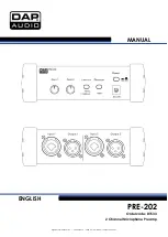 DAPAudio PRE-202 Manual preview