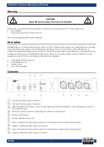 Preview for 2 page of DAPAudio PRE-202 Manual