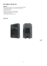 Предварительный просмотр 7 страницы DAPAudio PS-115A Manual