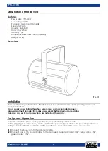 Предварительный просмотр 6 страницы DAPAudio PSB-510M Manual