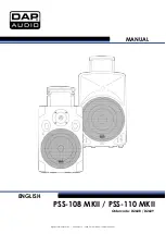 Предварительный просмотр 1 страницы DAPAudio PSS-108 MKII Manual