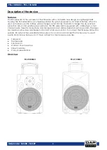 Предварительный просмотр 6 страницы DAPAudio PSS-108 MKII Manual