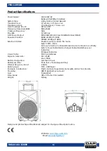 Предварительный просмотр 14 страницы DAPAudio PSS-110 MKII Manual