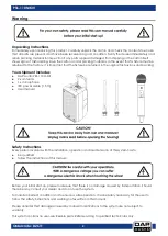 Предварительный просмотр 3 страницы DAPAudio PSS-110 MKIII Manual