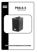 DAPAudio PSS-6.5 Product Manual предпросмотр