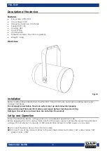 Предварительный просмотр 6 страницы DAPAudio PSU-510P Manual