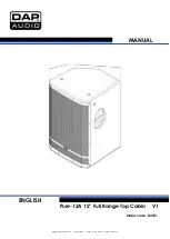 Preview for 1 page of DAPAudio Pure-12A Manual