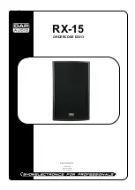 Предварительный просмотр 1 страницы DAPAudio RX-15 Product Manual