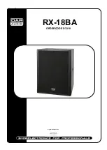 DAPAudio RX-18BA Product Manual preview