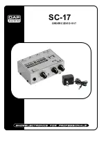 DAPAudio SC-17 Quick Start Manual preview