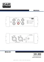 Предварительный просмотр 1 страницы DAPAudio SDI-202 Manual