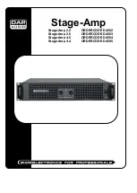 Preview for 1 page of DAPAudio Stageamp 2.2 User Manual