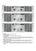 Предварительный просмотр 7 страницы DAPAudio Vision 1600 Product Manual