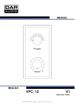 Preview for 1 page of DAPAudio VPC-12 Manual