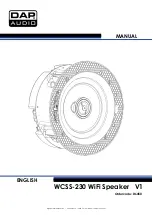 Предварительный просмотр 1 страницы DAPAudio WCSS-230 Manual