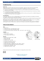 Предварительный просмотр 16 страницы DAPAudio WCSS-230 Manual