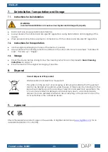 Предварительный просмотр 21 страницы DAPAudio WMS6-W User Manual