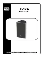 DAPAudio X-12A Quick Start Manual предпросмотр