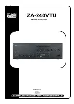 DAPAudio ZA-240VTU Manual preview