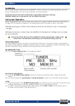 Preview for 17 page of DAPAudio ZA-9250VTU Manual