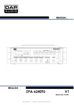 Preview for 1 page of DAPAudio ZPA-6240TU Manual