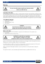 Preview for 3 page of DAPAudio ZPA-6240TU Manual