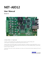 Preview for 1 page of DAQ system NET-AIO12 User Manual