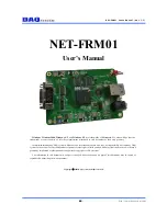 DAQ system NET-FRM01 User Manual предпросмотр