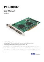 DAQ system PCI-DIO02 User Manual preview