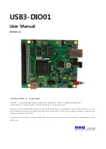 DAQ system USB3-DIO01 User Manual preview