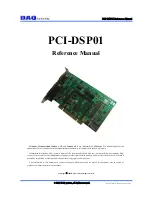 DAQ PCI-DSP01 Reference Manual preview