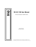 Preview for 2 page of DAQ VXI-SC-1000 User Manual