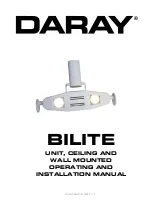 DARAY BILITE Operating And Installation Manual preview