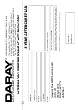 Preview for 9 page of DARAY DX4501D Operating Manual